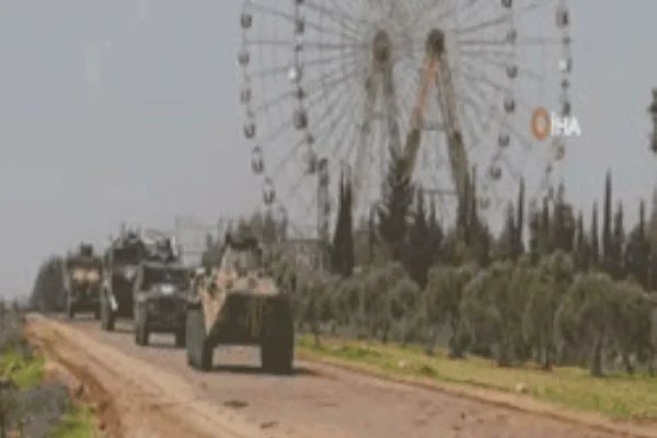 İdlib'de ilk Türk-Rus devriyesi icra edildi