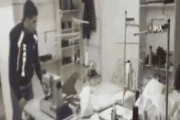 Kaçak maske üreten iş yeri mühürlendi
