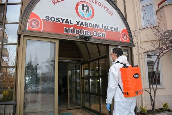 Keçiören Belediyesi 435 noktada dezenfekte çalışması yürüttü