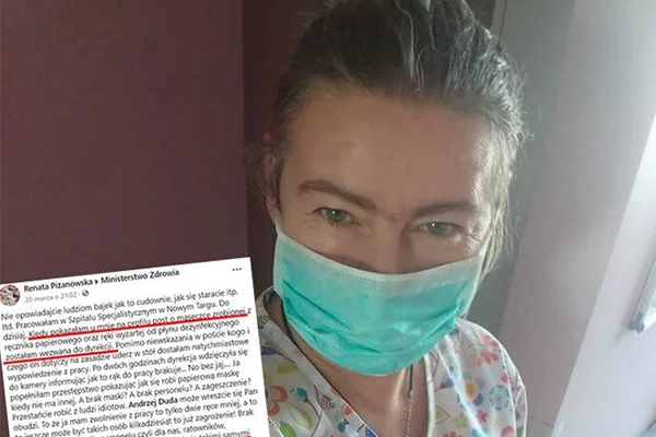 Koronavirüsle çalışma koşularını eleştirdi, işinden oldu
