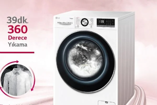 LG'den akıllı ve pratik çamaşır makinesi