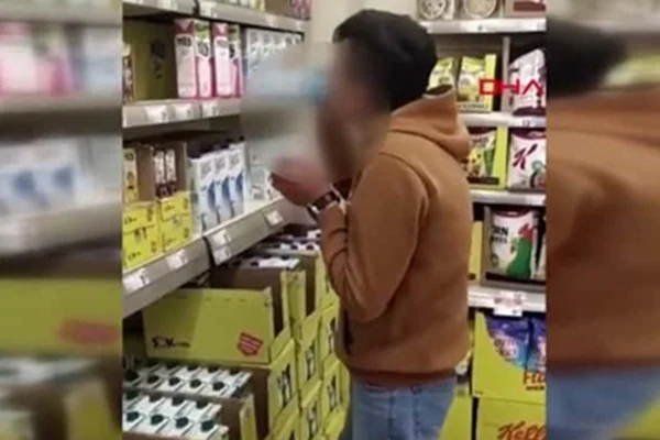 Marketteki sütü içip bırakan çocuk konuştu! Fenomen olmak için yapmış