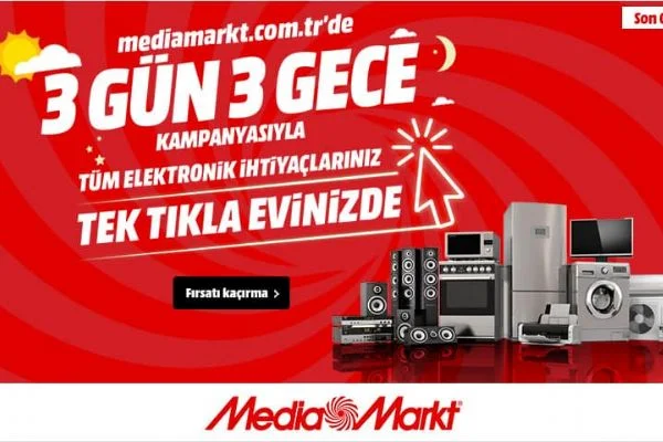 Mediamarkt '3 gün 3 gece' ile bir tık önde