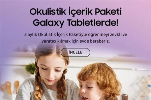 Samsung'tan uzaktan eğitime destek