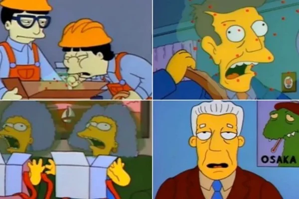 The Simpsons'ın 1993 yılında yayınlanan bölümünde 'koronavirüs' izi