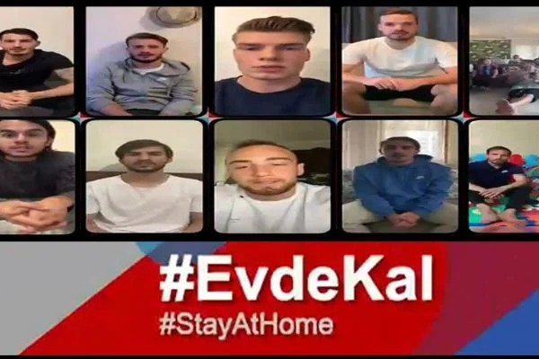 Trabzonsporlu futbolculardan 'Evde kal, güvende kal' çağrısı