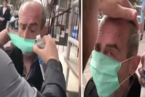 Zorla maske takarak başına kolonya döktüler! Şikayetçi olmaması için tehdit ettiler