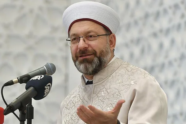 Ali Erbaş'tan ''teşekkür'' mesajı