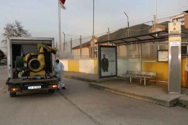 Çarşı Yapı ve Küçük Sanayi Sitesi dezenfekte edildi