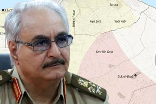 Darbeci Hafter güçlerinin hava üssü vuruldu