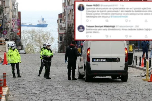 Dışarı çıkmak için Trabzon Emniyeti'ne yazdı, izni kaptı!