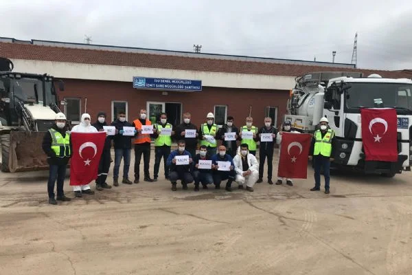 İSU ekipleri Covid-19'a rağmen 7 gün 24 saat sahada