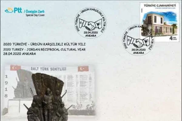 PTT'den Ürdün konulu özel zarf