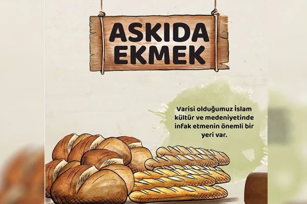 Sadakataşı Derneği, askıda ekmek uygulaması başlattı