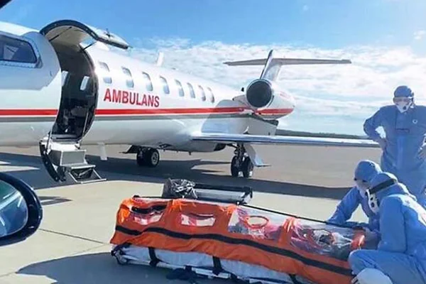 Türkiye, İsveç'in sahip çıkmadığı Türk hastaya ambulans uçak gönderip, Ankara'ya getirdi