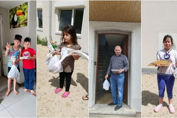Almanya'da DİTİB camisinden mültecilere bayram ikramı