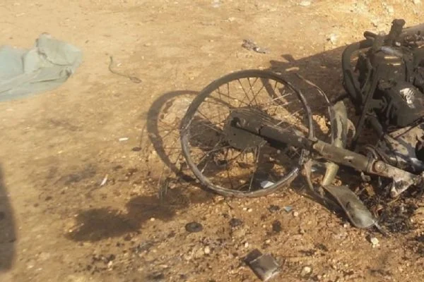 Azez ve Afrin arasındaki yolda bomba yüklü motosiklet patladı