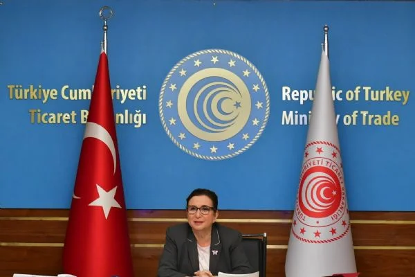 Bakan Pekcan, AB Ülkeleri İş Konseyi Başkanları ile görüştü