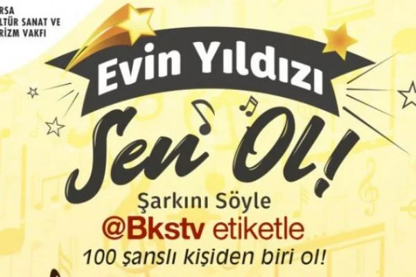 Bursa Büyükşehir'den 'Evin Yıldızı Sen Ol' etkinliği