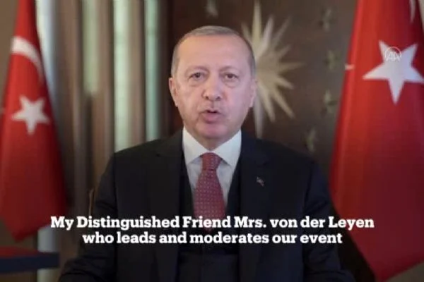 Cumhurbaşkanı Erdoğan, Koronavirüs Küresel Mukabele Uluslararası Taahhüt Etkinliğine mesaj gönderdi