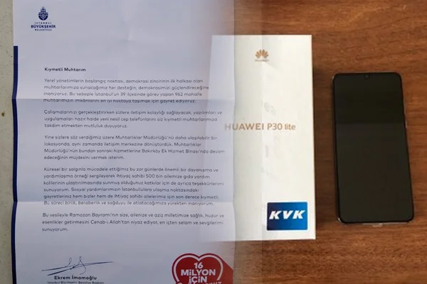 İBB'den muhtarlara akıllı telefon: Yardım faaliyetlerine destek olacaklar