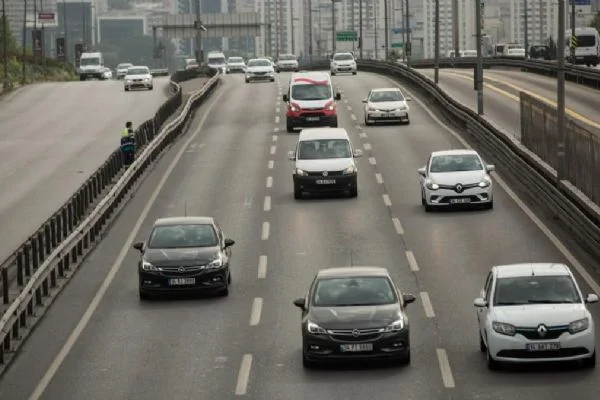 İstanbul'da trafikte yoğunluk