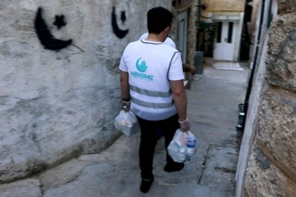 Koronavirüsten etkilenen Kudüslülere Türkiye'den yardım