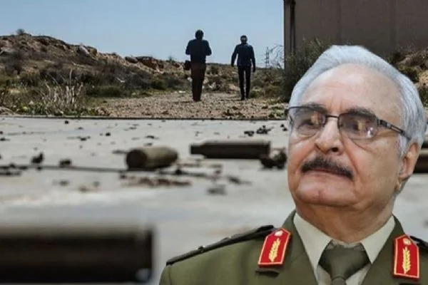 Libya hükümetine bağlı savaş uçakları Hafter'e ait yakıt tankerini vurdu