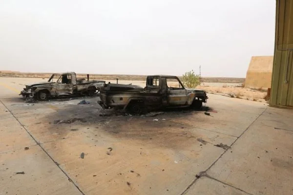 Libya ordusu, Vişke'de Hafter milislerine ait zırhlı araçları vurdu
