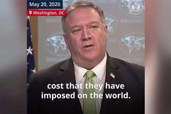 Pompeo: Çin'in salgınla mücadeleye verdiği katkı, dünyaya zararının yanında önemsiz