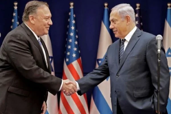 Pompeo Kovid-19'a rağmen İsrail'de: İki kritik tehditle mücadele ediyoruz