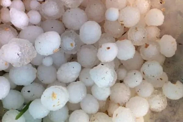 Sinop'ta misket büyüklüğünde dolu yağdı