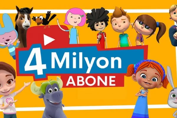 TRT Çocuk Youtube kanalı 4 milyon aboneyi geçti