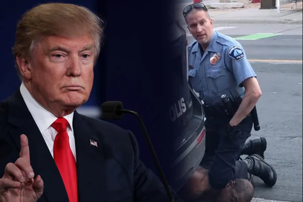 Trump'tan polis tarafından öldürülen George Floyd ile ilgili ilk yorum