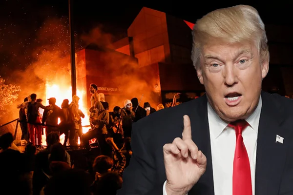 Trump'tan protestoculara tehdit