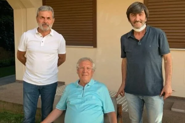 Aykut Kocaman ve Rıdvan Dilmen'den, Aziz Yıldırım'a ziyaret