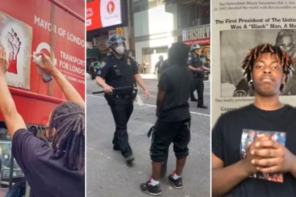 Black Lives Matter hashtag'i TikTok'ta 10 milyarı aşkın tıkla izlenme rekoru kırdı. Tiktok katılımcıları ise hareketi destekliyor
