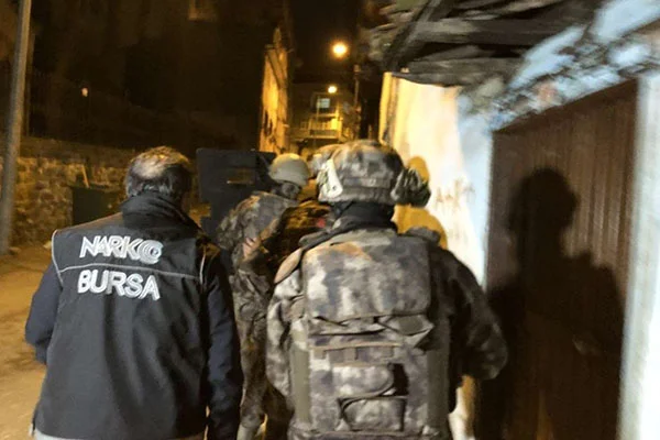Bursa'da dron destekli şehit Erman Özcan operasyonu