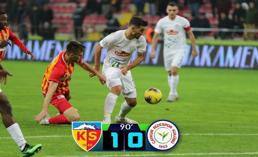 Çaykur Rizespor da hakemlere tepkili