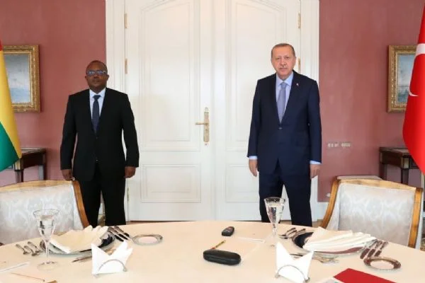 Cumhurbaşkanı Erdoğan, Gine Bissau Cumhurbaşkanını bir araya geldi