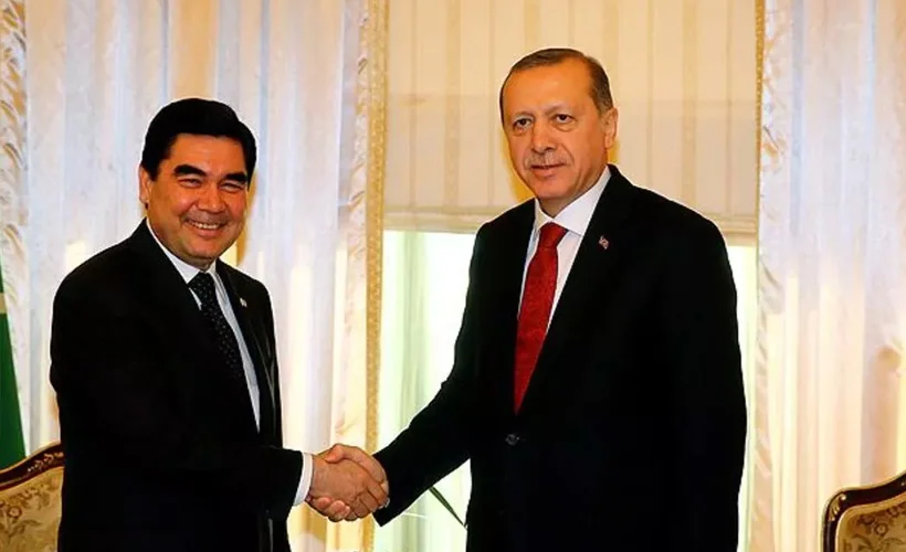 Cumhurbaşkanı Erdoğan, Türkmenistanlı mevkidaşı ile görüştü