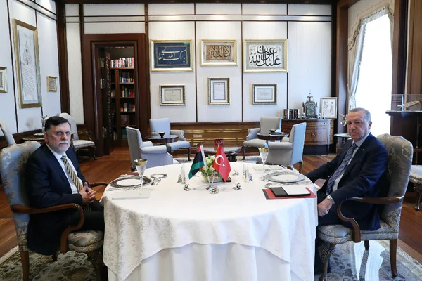 Erdoğan, Serrac ile Libya'daki son durumu görüştü
