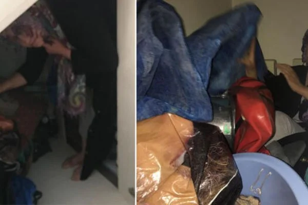 FETÖ şüphelisi kadın evin gizli bölmesinde saklanırken yakalandı