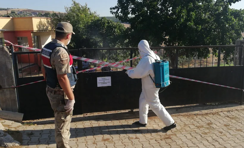 Gaziantep'te 6 ev karantinaya alındı