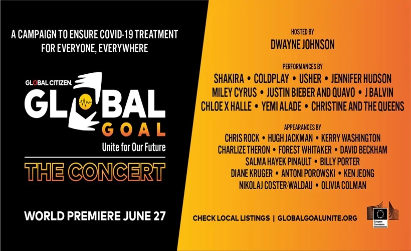 'Global Goal' konseri Vodafone TV'de