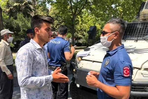 İki günde maske takmayan 7 bin 17 kişiye işlem uygulandı