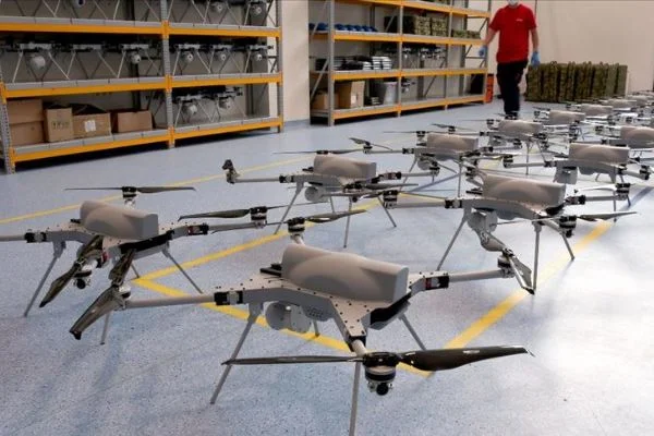 Kamikaze drone üretimini ilk kez AA görüntüledi