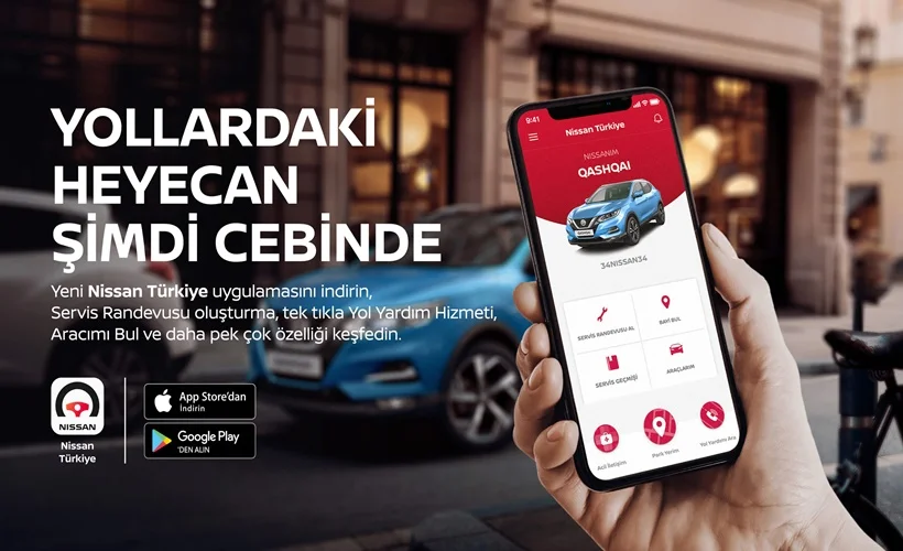 "NISSAN Türkiye Mobil Uygulaması" devrede