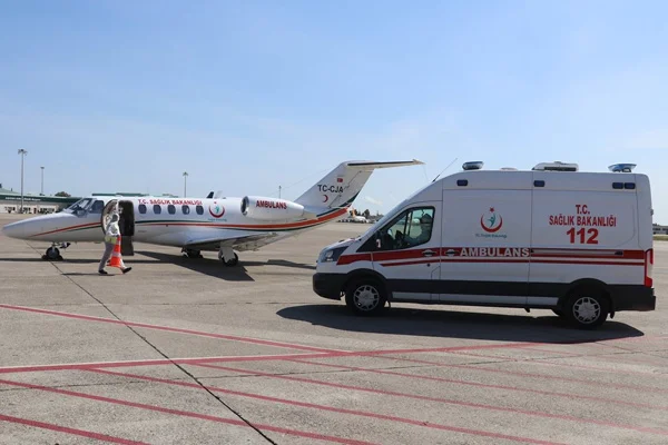 Rusya'daki korona hastası Türk, yurda getirildi