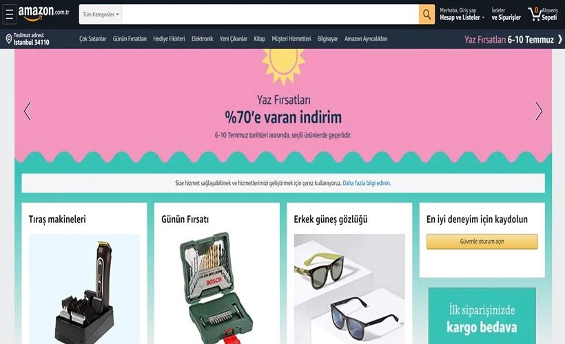 Amazon'dan yaz dönemi fırsatı